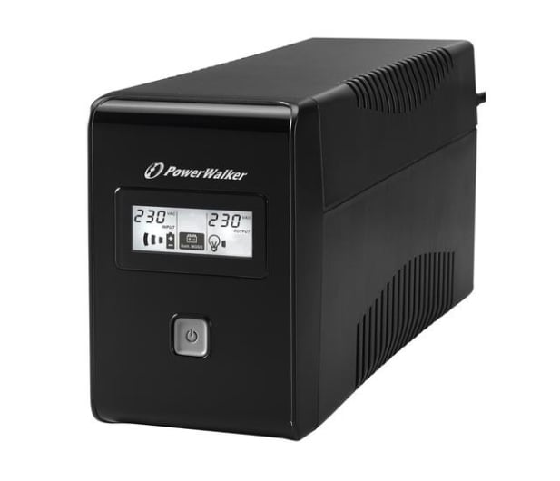 Power Walker LINE-INTERACTIVE (650VA/360W, 2x Schuko, LCD, AVR) - 173982 - zdjęcie